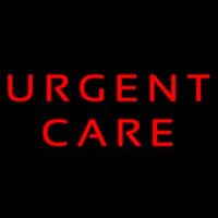 Red Urgent Care Neonskylt