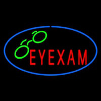 Eye E ams Oval Blue Neonskylt