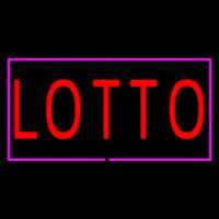 Red Lotto Pink Border Neonskylt