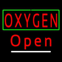Red O ygen Open Neonskylt