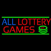 All Lottery Games Neonskylt