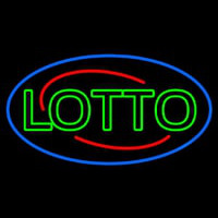 Double Stroke Lotto Neonskylt