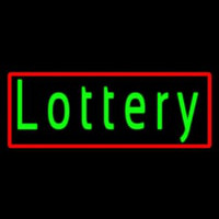 Green Lottery Neonskylt