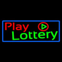 Play Lottery Neonskylt