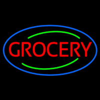 Simple Grocery Neonskylt