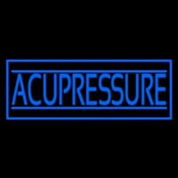 Blue Acupressure Neonskylt