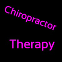 Chiropractor Therapy Neonskylt
