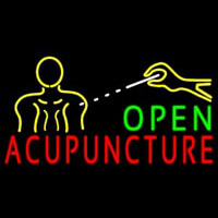 Open Acupuncture Logo Neonskylt