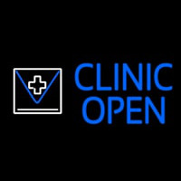 Clinic Open Neonskylt