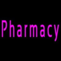 Cursive Pink Pharmacy Neonskylt