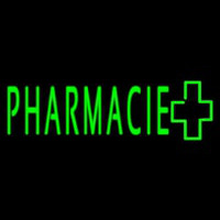 Green Pharmacie Logo Neonskylt