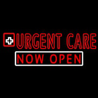 Double Stroke Urgent Care Now Open Neonskylt