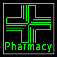 Pharmacy With Plus Logo Neonskylt