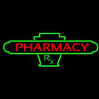 Red Pharmacy Neonskylt