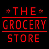 The Grocery Store Neonskylt