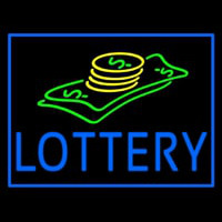 Blue Lottery Logo Neonskylt