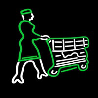 Grocery Logo Neonskylt