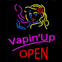 Vapin Up Open Neonskylt