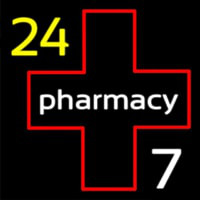 24 Pharmacy Neonskylt