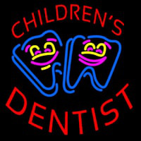 Childrens Dentist Neonskylt