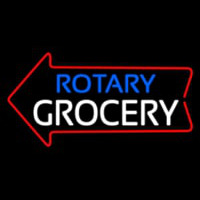 Rotary Grocery Neonskylt