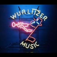 wurlttzer music Neonskylt